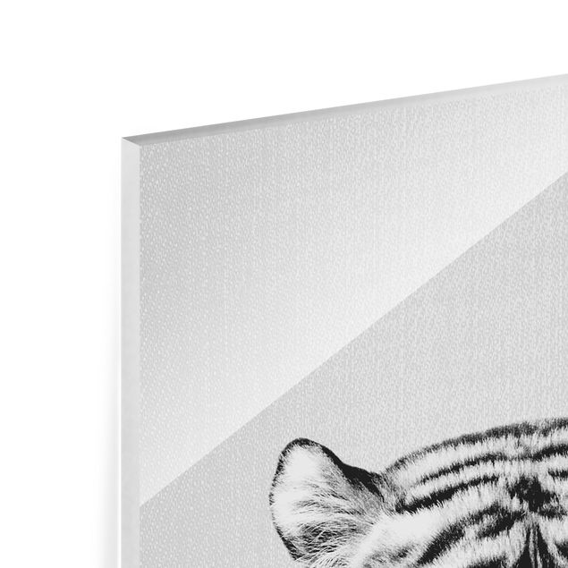 Billeder Gal Design Tiger Tiago Black And White