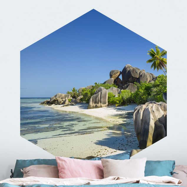Fototapet caribien Dream Beach Seychelles
