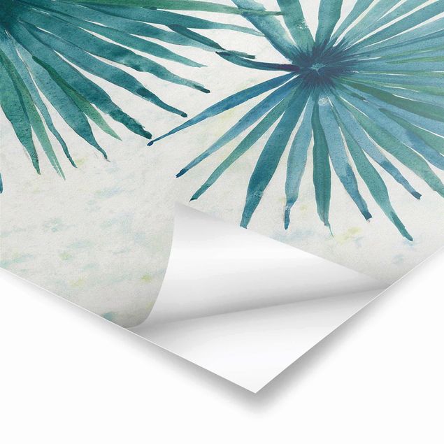 Plakater Tropicl Palm Leaves Close-up