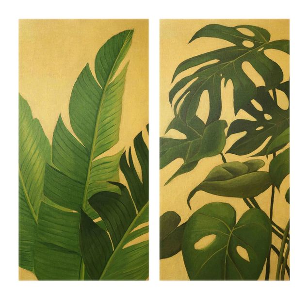 Billeder grøn Tropical Foliage Duo