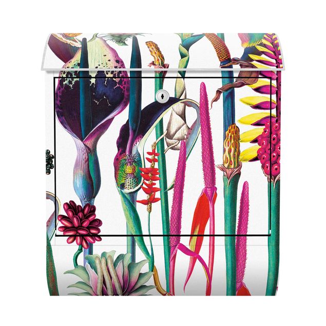 Postkasser farvet Tropical Luxury Pattern XXL