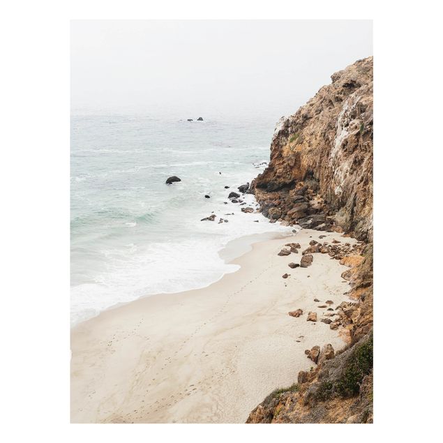 Glasbilleder strande Gloomy Malibu