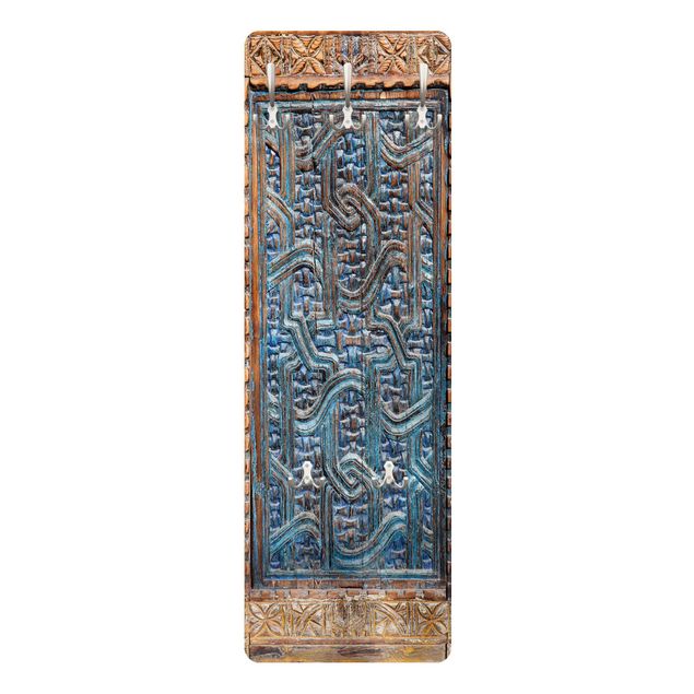 Knagerækker Door With Moroccan Carving