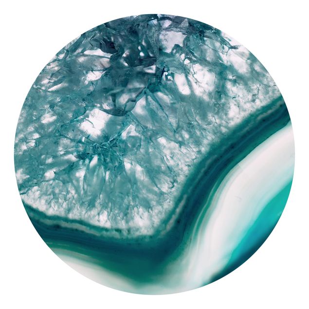 Moderne tapet Turquoise Crystal