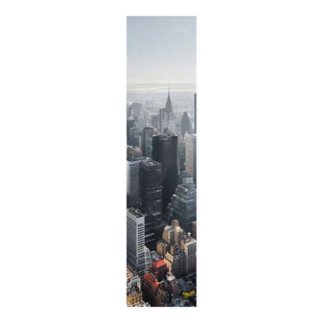 Panelgardiner arkitektur og skyline Upper Manhattan New York City