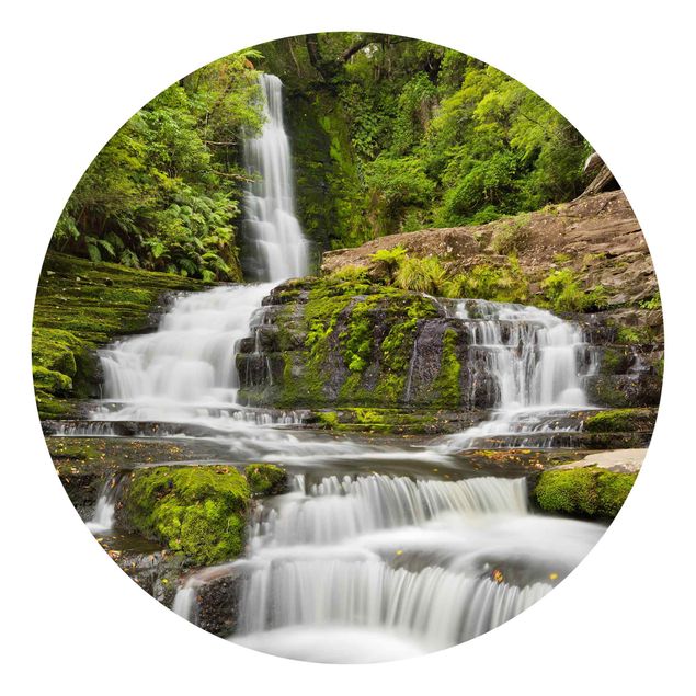 Fototapet landskaber Upper Mclean Falls In New Zealand