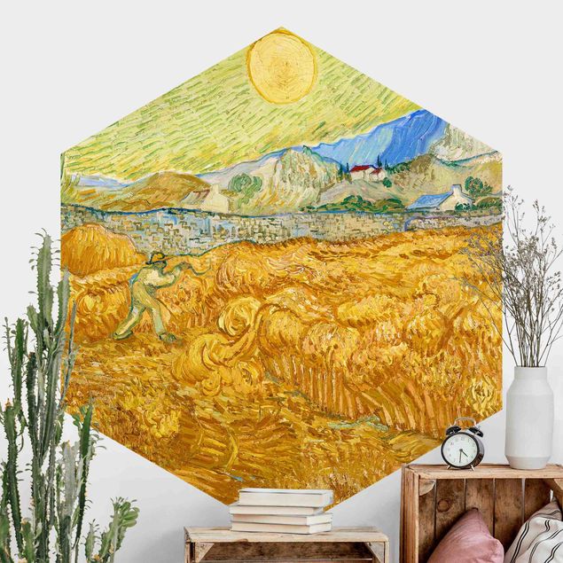 køkken dekorationer Vincent Van Gogh - Wheatfield With Reaper