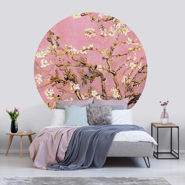 Kunst stilarter impressionisme Vincent Van Gogh - Almond Blossom In Antique Pink