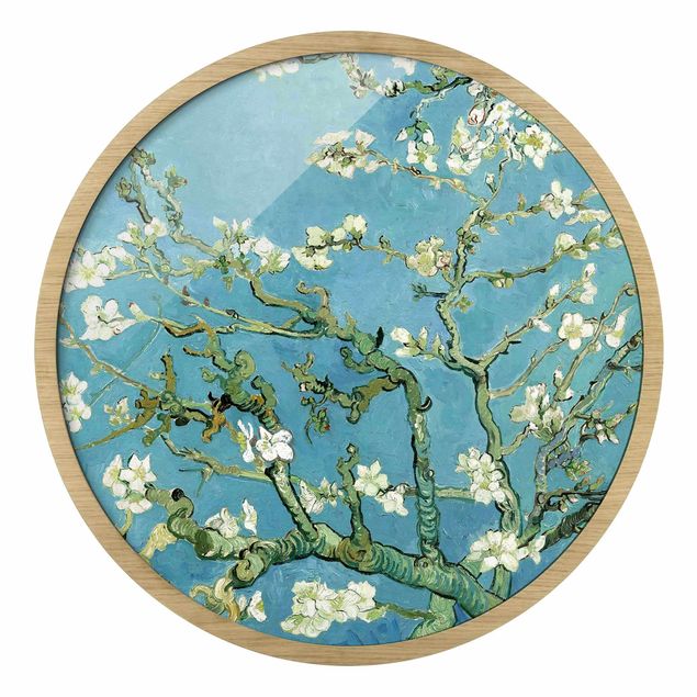 Rund billeder Vincent Van Gogh - Almond Blossom
