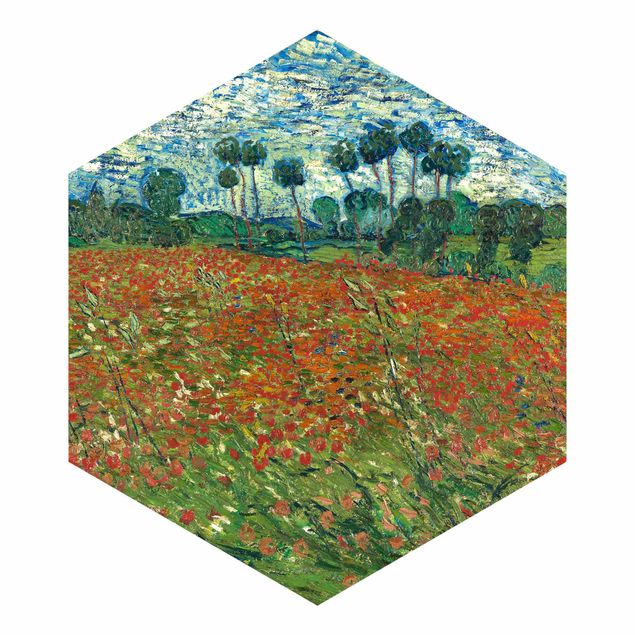 Kunst stilarter Vincent Van Gogh - Poppy Field