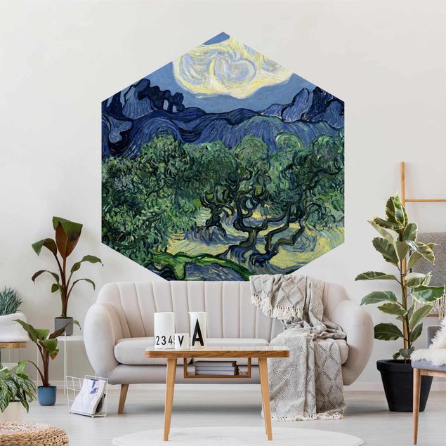 Kunst stilarter pointillisme Vincent Van Gogh - Olive Trees