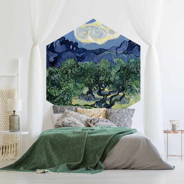 Kunst stilarter post impressionisme Vincent Van Gogh - Olive Trees
