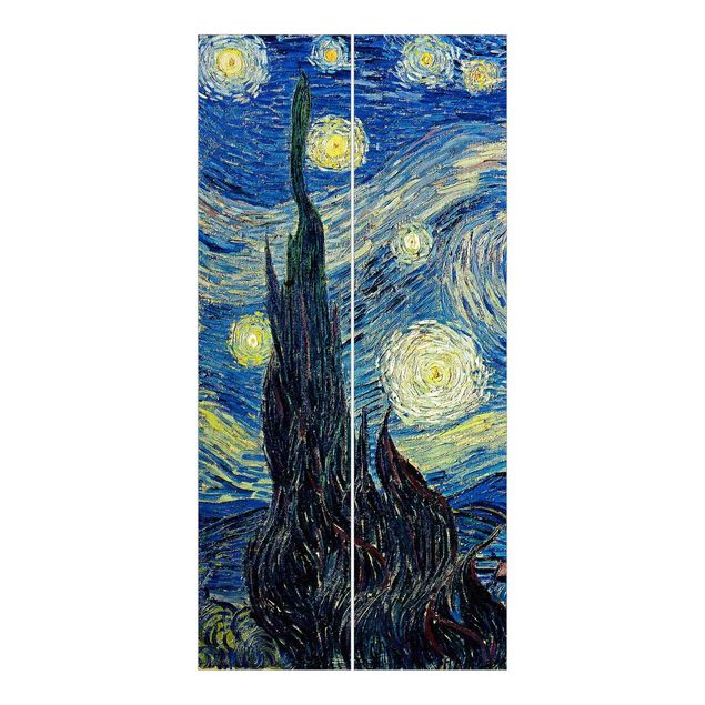 Kunst stilarter pointillisme Vincent Van Gogh - The Starry Night