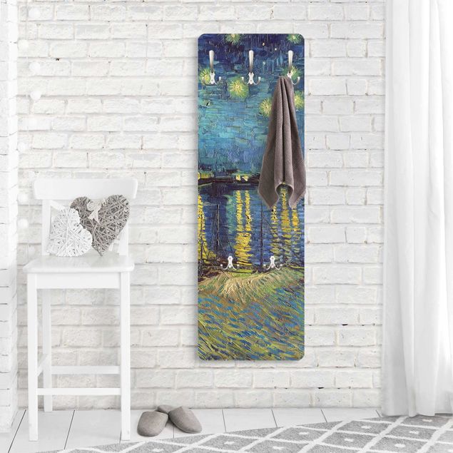Kunst stilarter pointillisme Vincent Van Gogh - Starry Night Over The Rhone