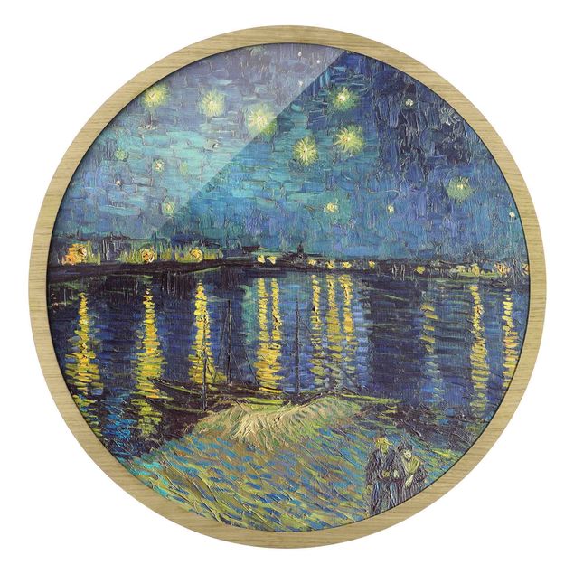 Rund billeder Vincent Van Gogh - Starry Night Over The Rhone