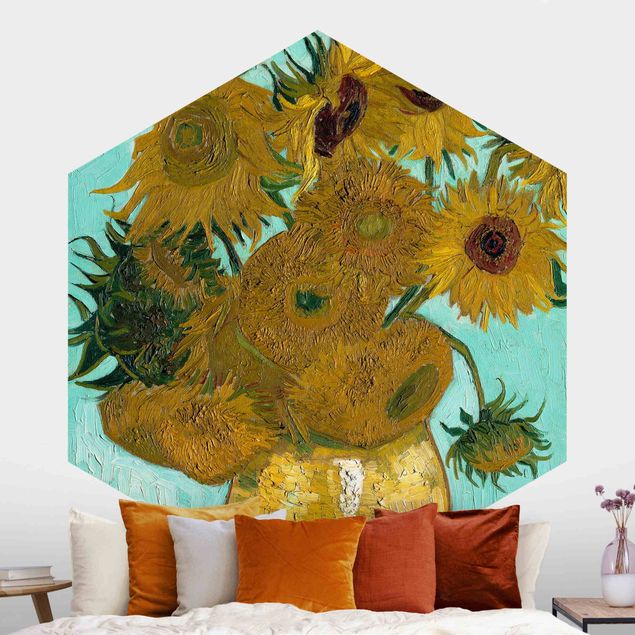 køkken dekorationer Vincent Van Gogh - Vase With Sunflowers