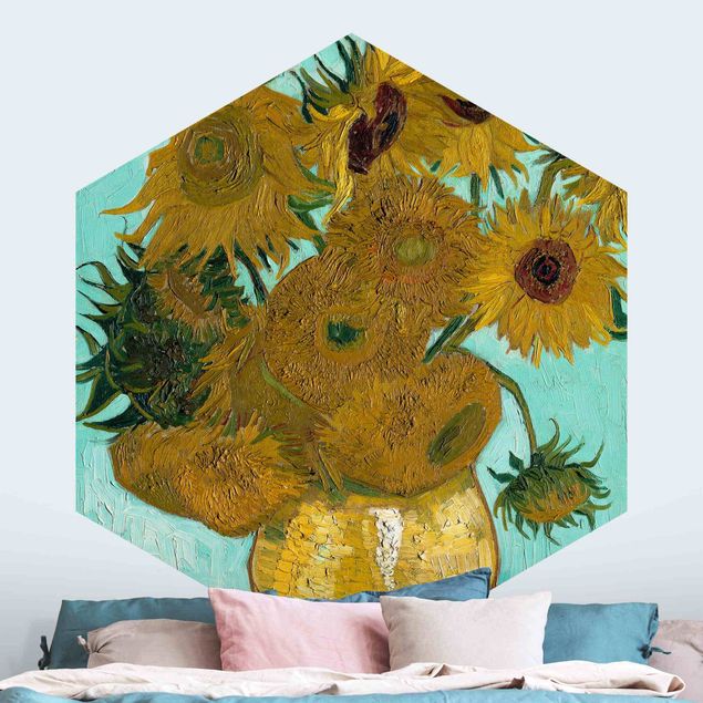 Kunst stilarter impressionisme Vincent Van Gogh - Vase With Sunflowers