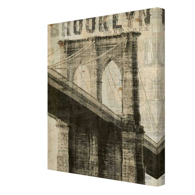 Billeder Vintage NY Brooklyn Bridge