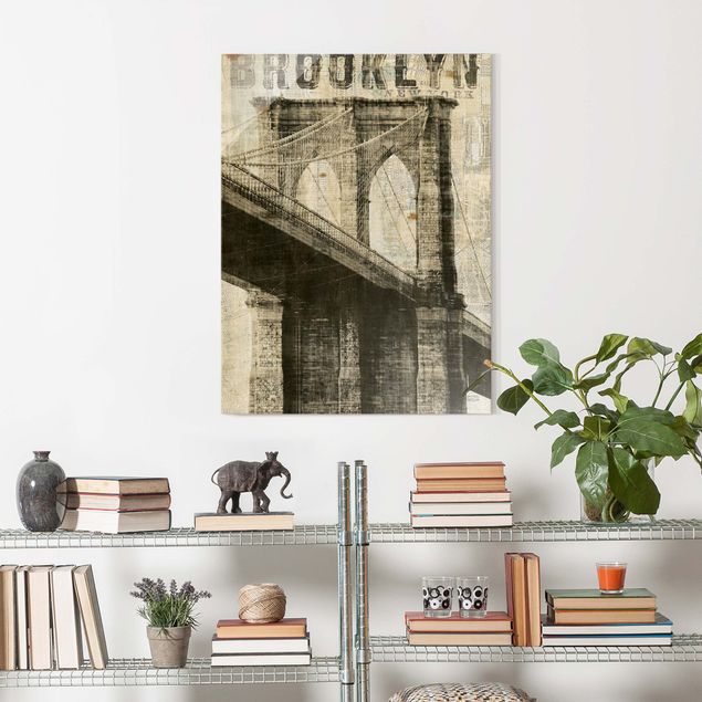 Billeder New York Vintage NY Brooklyn Bridge