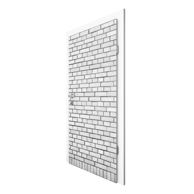 fototapet 3d Brick Wallpaper White London