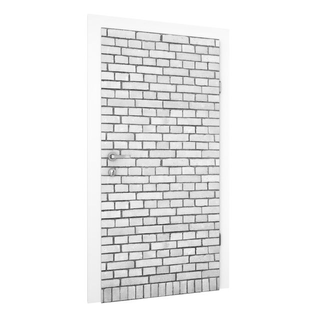 Mursten tapet Brick Wallpaper White London