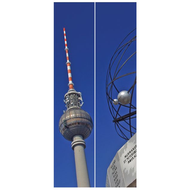 Fototapet arkitektur og skyline Berlin Alexanderplatz