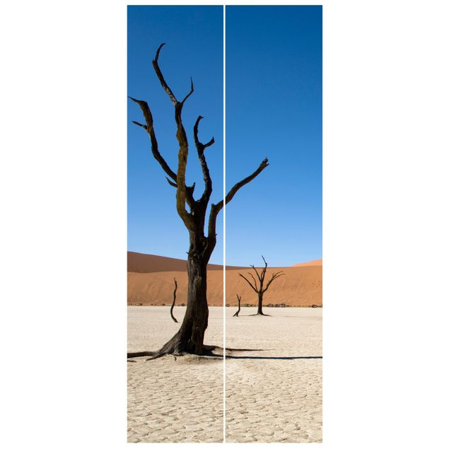 Dørtapet landskaber Sossusvlei In Namibia