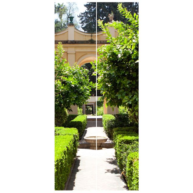 Fototapet landskaber Garden Path In The Alhambra