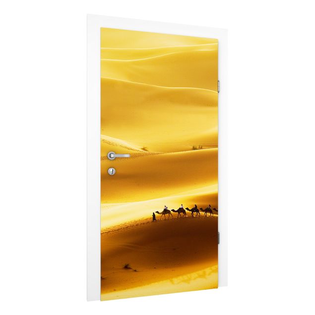 Fototapet klitter Golden Dunes