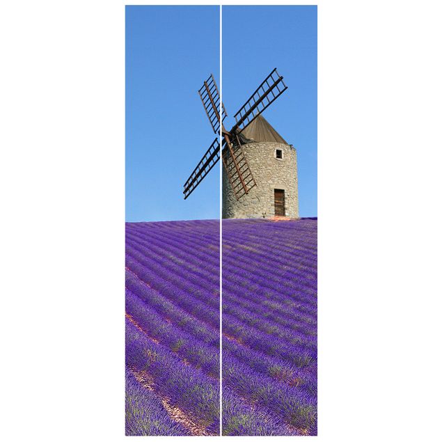 Dørtapet landskaber Lavender Scent In The Provence