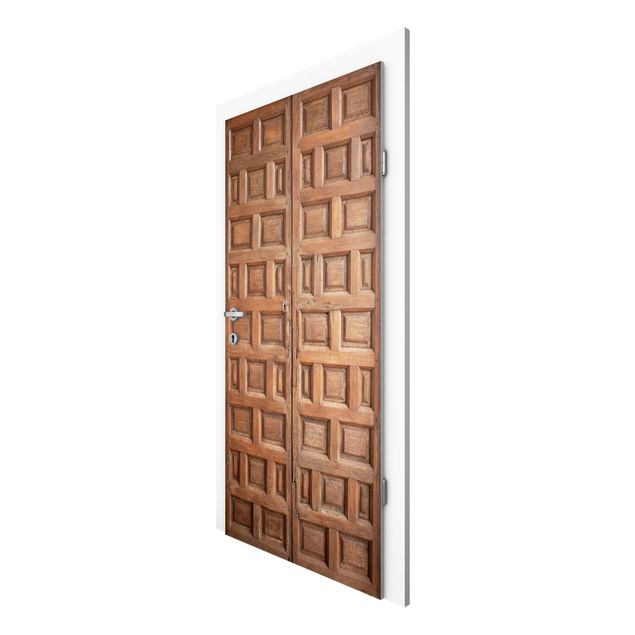 Tapet moderne Mediterranean Wooden Door From Granada
