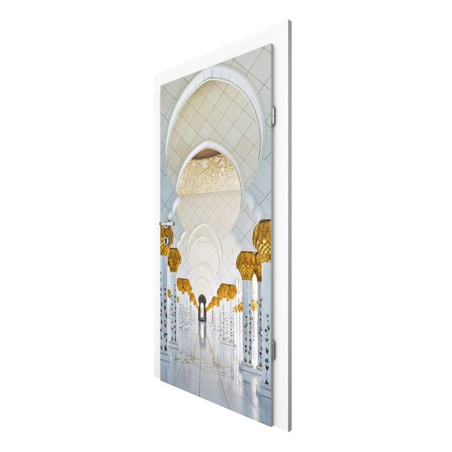 Dørtapet 3D Mosque In Abu Dhabi