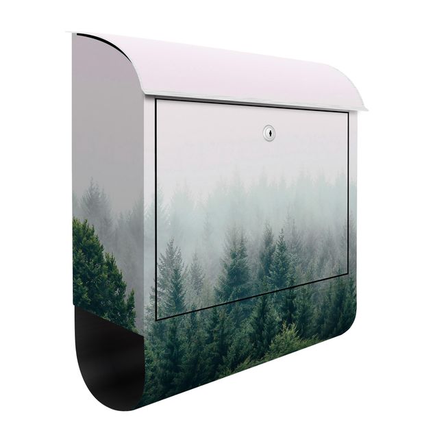 Postkasser landskaber Foggy Forest Twilight