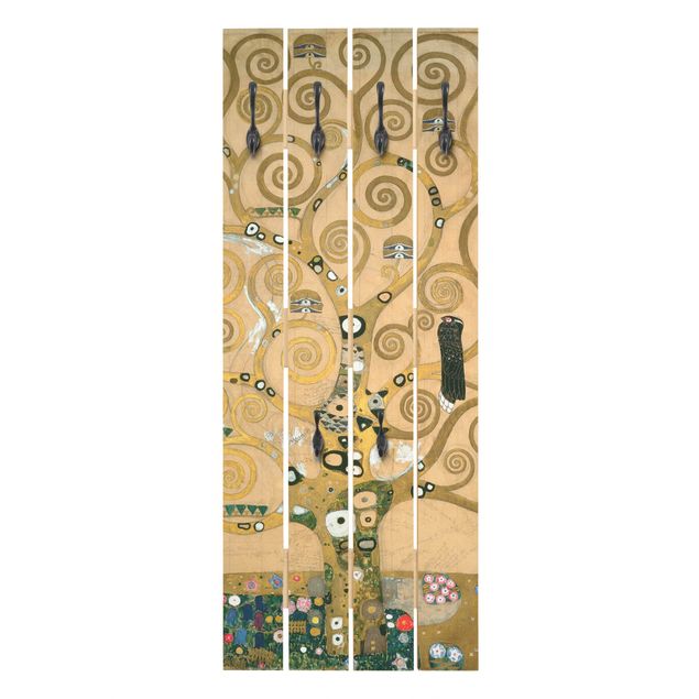 Knagerækker shabby Gustav Klimt - The Tree of Life