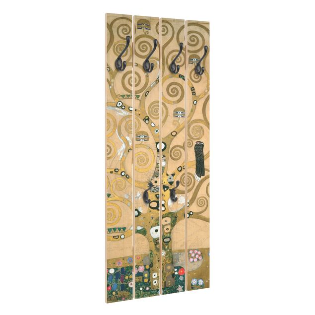 Knagerækker trælook Gustav Klimt - The Tree of Life