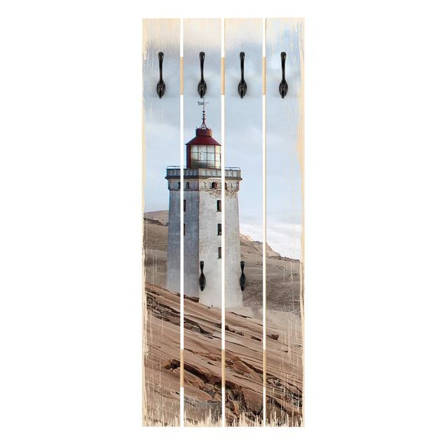 Knagerækker strande Lighthouse In Denmark