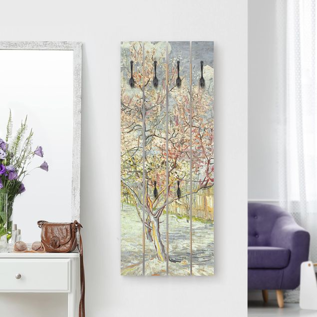 Kunst stilarter impressionisme Vincent van Gogh - Flowering Peach Trees