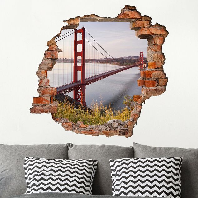 Wallstickers metropolises Golden Gate Bridge In San Francisco