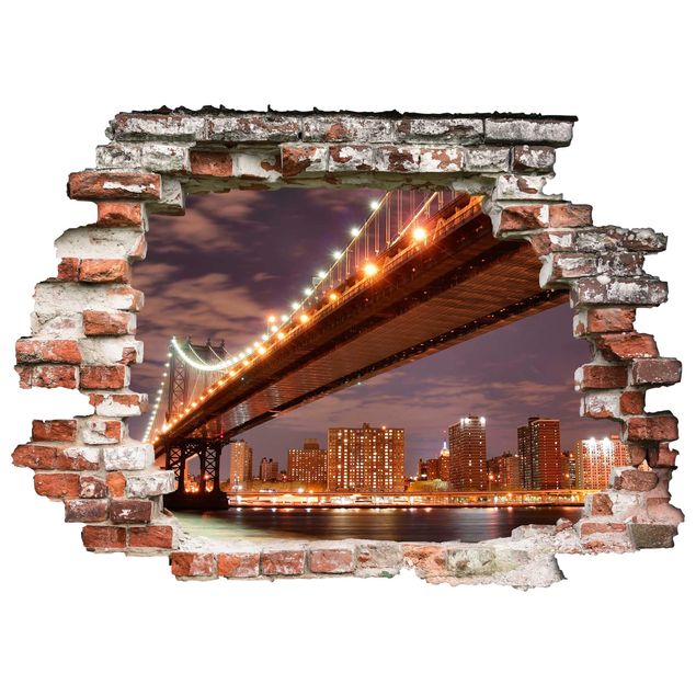 Wallstickers metropolises Manhattan Bridge