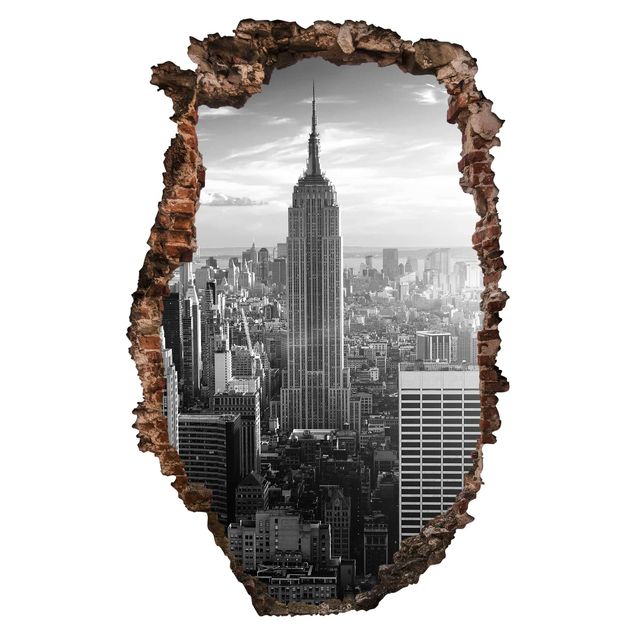 Wallstickers metropolises Manhattan Skyline
