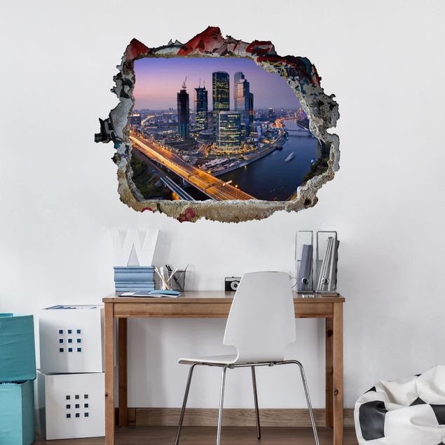 Wallstickers 3D Sunset Over Moscow