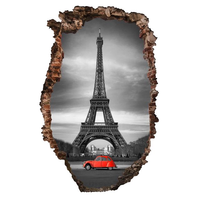 Wallstickers navne på byer Spot On Paris