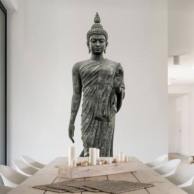Wallstickers spirituelt Buddha Statue
