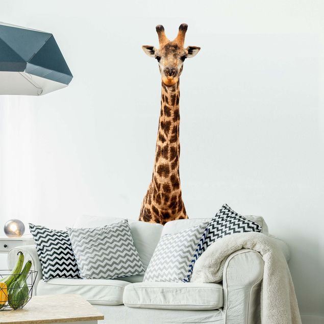 Wallstickers dyr Giraffe head