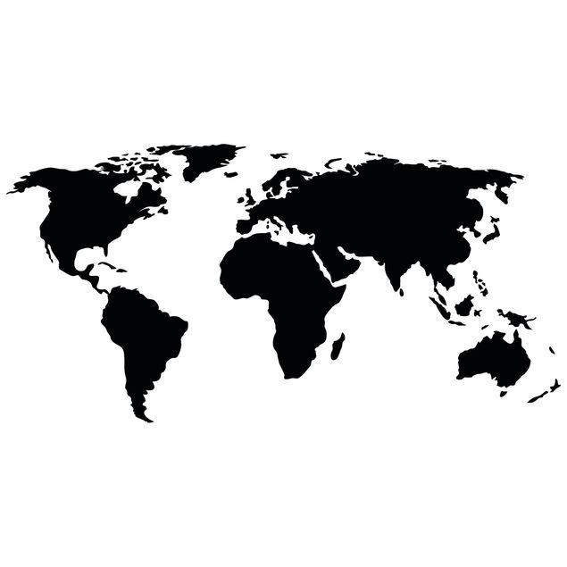 Børneværelse deco World map