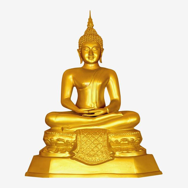 Wallstickers spirituelt Golden Zen Buddha