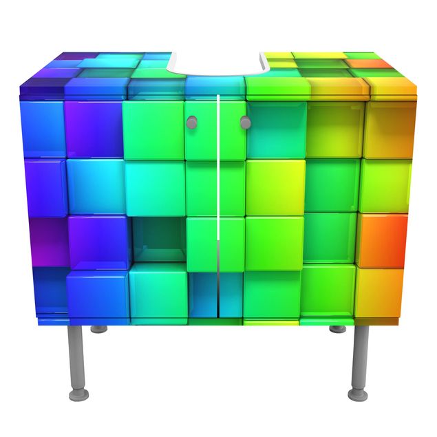 Underskabe til vask 3D Cubes