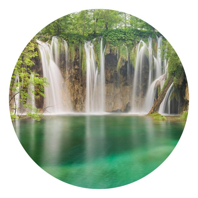 Fototapet landskaber Waterfall Plitvice Lakes