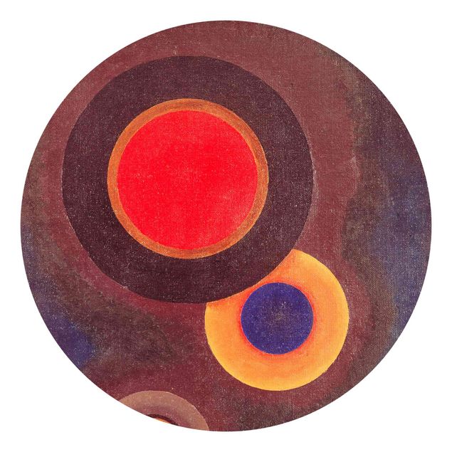 Moderne tapet Wassily Kandinsky - Circles And Lines