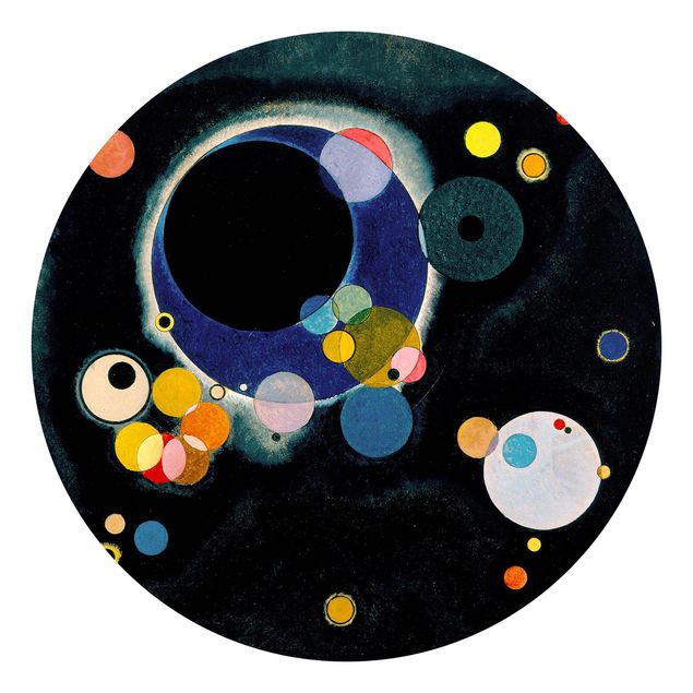 Moderne tapet Wassily Kandinsky - Sketch Circles